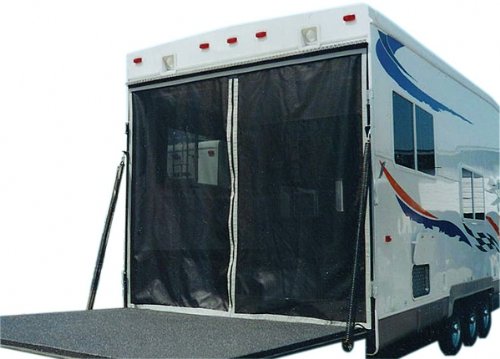 Classic Accessories 79994 Over Drive Toy Hauler Screen, Rear Opening 90.5"H, Compatible with Steel Frames /Gray