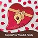 DOVE Valentine's Caramel Chocolate Candy Heart Gift Box 8.13-Ounce Tin