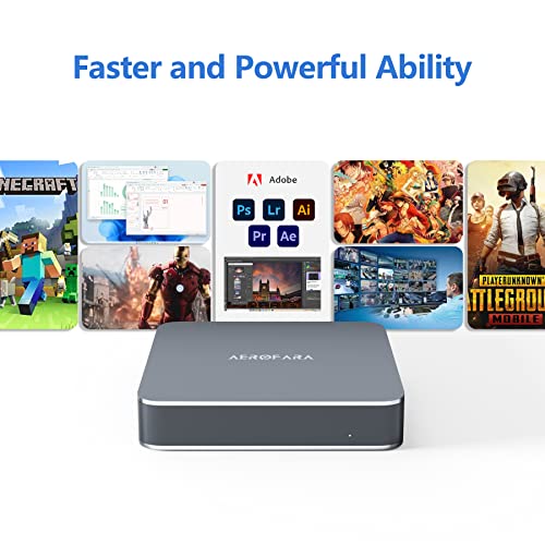 AEROFARA Aero 2 Pro Mini PC,Windows 11 Pro Desktop Computers with Intel