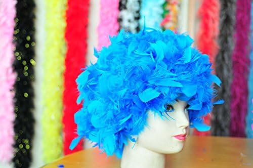 Turquoise Chandelle Feather Costume Wig Halloween Costume Coque Wigs (Atlanta, GA)