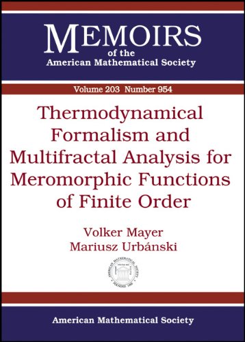 Thermodynamical Formalism and Multifractal Analysis for Meromorphic Functions of Finite Order (Memoirs of the American Mathematical Society)