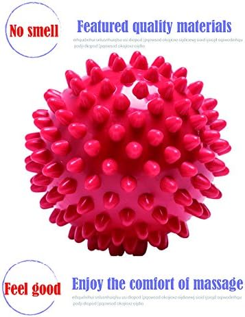 Massage Ball Spiky for Deep Tissue Foot, Back, Plantar Fasciitis &amp; All Over Body Deep Tissue Muscle Therapy
