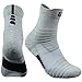 3-Pack Men's Athletic Cushion Quarter Ankle Sock Performance Cotton Compression Sport Basketball Arch Support Socks,Size 6-12