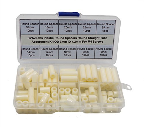 1 HVAZI+Plastic+Spacers+Straight+Assortment