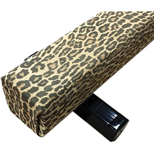 The Beam Store Suede Gymnastics Balance Beam, Leopard, 8-Feet Made in USA