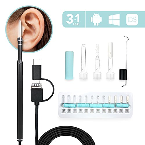 Professional high definition ear & body usb otoscop…