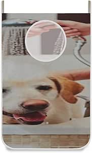 Cesto de Ropa, Baño Amarillo Labrador Retriever Felicidad Cremallera de