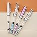 Wing Sung 3008 Silver EF 0.35mm Thin Piston Fountain Pen Set of 4 Pieces, 4 Colors