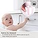 Smart Magnetic Baby Locks Will Easily Child Proof Your Cabinets and Drawers Without Using Tools, Effortless Installation Cradle, 6 Locks & 3 Keys Kit