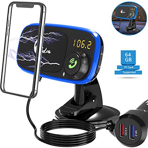Quick Charge 3.0 Car Charger Cell Phone Mount, Dashboard