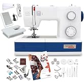 Bernette B05 Academy Sewing Machine | 30 Stitches Variety, LED Light, Extension Table, Presser Feet, Spools, Felt Discs, Ripper | Heavy Duty Quilting &amp; Embroidery Kit for Home Use | User Friendly