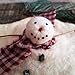 Primitive Farmhouse Melted Snowman Home Decor Ornament 6 Inches Wide