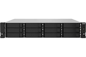 QNAP TS-1232PXU-RP-4G 12 Bay High-Speed SMB Rackmount NAS with Two 10GbE and 2.5GbE Ports, Redundant PSU