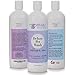 All Natural Dog Shampoo & Conditioner with Oatmeal and Aloe - Professional Grade Pet Wash for Dogs, Cats and Horses - Cleans, Conditions, Deodorizes, Moisturizes, Detangles, Fresh Scent, Gentle