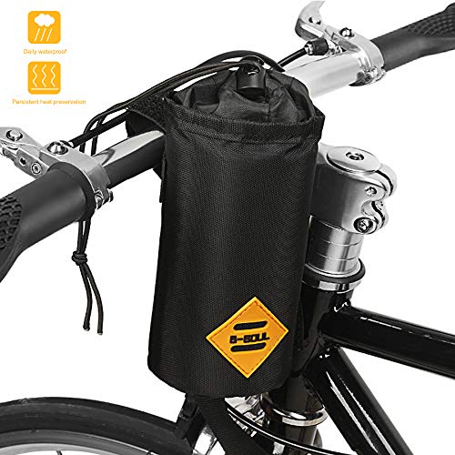 opamoo Bike Bicycle Water Bottle Holder Bag Handlebar Cup Drink Holder Insulated Stem Bag