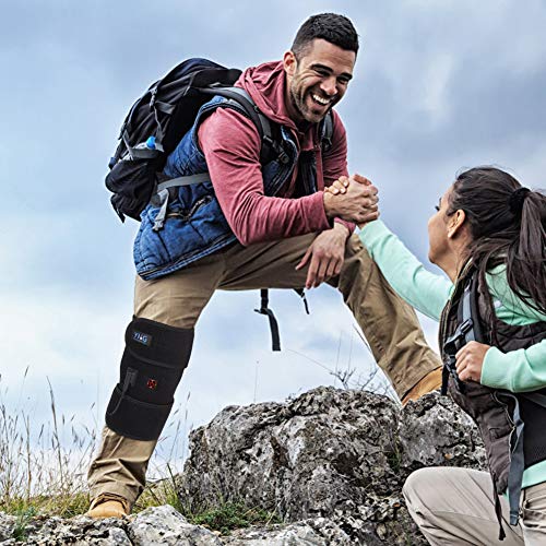 Heating Knee Brace Wrap, Knee Warmer Heated Knee Wrap Heating Pad Heat