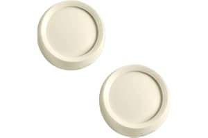 CAMGJORT 26115-T Round Fan Control Light Dimmer Switch Knob, 0.25 Inch Dia D Shaped Shaft (2,Light Almond)
