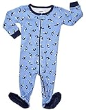 Leveret Killer Whale Footed Pajama 3 Toddler