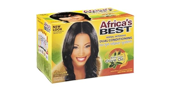 Amazon Com Africa S Best Dual Conditioning No Lye Relaxer System