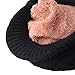 Loritta Womens Winter Warm Knitted Hats Slouchy Wool Beanie Hat Cap With Visor
