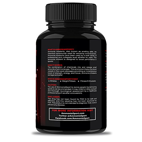 image for AmmoniaSport Athletic Smelling Salts - RAW - For Advanced Users - STRO
