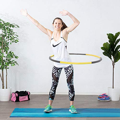 ATIVAFIT Hula Hoop (Yellow/Grey) - Thumbnail 5