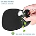 Ktrio Ergonomic Mouse Pad with Gel Wrist Rest, Comfortable Mousepad with Non-Slip PU Base, Pain Relief Mouse Pads for Computers, Laptop, Mac, Home & Office, 9.45x8.1 inches, 0.9in Wrist Pad, Black