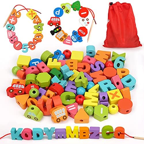 Montessori Toys for 1 2 3 Year Old Toddlers Kids, Wooden Toys for