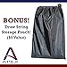 Winter Windshield Cover for Snow and Ice | Windshield Frost Cover for Sizes for ALL Vehicles - Covers Wipers - Snow, Ice, Frost Guard – No More Scraping! - Door Flaps – Windproof Magnetic Edges