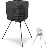 Andacar Pitching Machines Cover for Sports Attack Junior Hack Attack Softball Pitching Machine, Waterproof Baseball Pitching Machines Cover, Black