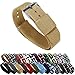 BARTON WATCH BANDS 22mm Khaki Standard Length Ballistic Nylon NATO® Style Straps
