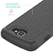 OEAGO LG Optimus Zone 3 Case, LG K4 LTE Case, LG Spree Case Cover - Shock-Absorption Dual Layer Defender Protective Case Cover for LG Optimus Zone 3 / LG K4 LTE/LG Spree/LG Rebel LTE - Black