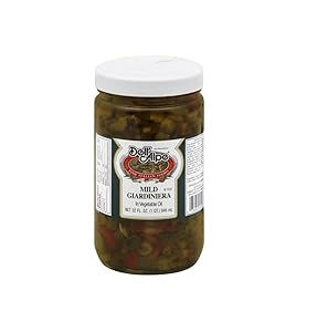 Dell Alpe Mild Giardiniera Mix, 32 Ounce (Pack of 6)