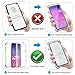 SKYLMW Case for Galaxy S10E Case,Shockproof Dual Layer High Impact Bumper Protection Plastic & Soft TPU with Built in Screen Protector Cover for Galaxy S10E 2019(5.8 inch),Clear