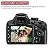 TedGem Screen Protector for Nikon D3100 D3200 D3300 D3400, 2pcs Ultra-Clear Anti-scratch LCD Tempered Glass Film for DSLR Camera,No-Bubble,9H Hardness,Crystal Clear Glass
