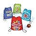 Fun Express Science Party Drawstring Backpacks - 12 ct primary