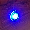 MARINE-BOAT-LED-LIVEWELL-ROUND-BUTTON-BLUE-COURTESY-LIGHT-OEM-WATERPROOF