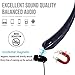 Bluetooth Earphone Neckband Headphones,V4.2 Stereo Noise Cancelling Wireless Headset, Sport Neckband Style Magnetic Earbuds with Mic for iPhone Series and Android Phones (Red)