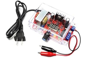 AZUOCN LM317 DIY Kit Adjustable Regulated Voltage 110V to 1.25V-12.5V Step-Down Power Supply Module PCB Board Electronic Kits