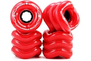 Shark Wheel 60mm Longboard Cruising Wheels, DNA Formula, Set of 4 Wheels