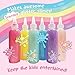Glitter Glue Slime Supplies Kit for Girls [PASTEL COLORS, FRUIT SCENTED, WASHABLE] Great Stuff for Kids [SLIME ACTIVATOR INCLUDED] Clear Glue Set For Making Red Blue Pink Green Yellow Purple Slimes