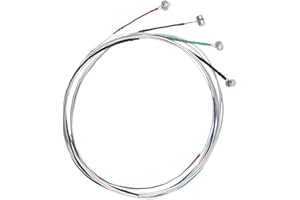 Violin Strings Full Set Eadg Steel Core Nickel-Plated Ball Head Universal Accessories 4Pcs Violin Accessories Attractive and 