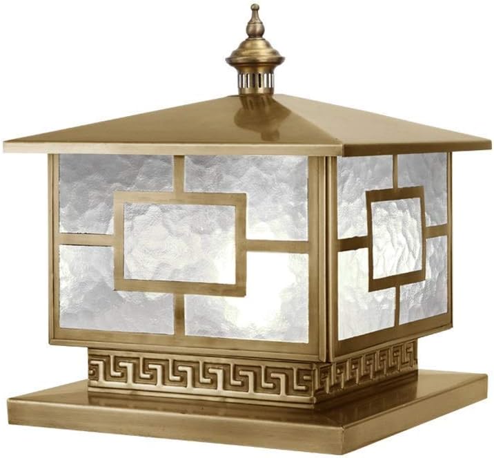 Wghz Jtivcs - Lámpara de Columna de Paisaje Cuadrada Tradicional IP55