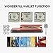 iPhone XR Leather Case, ZVE iPhone XR Zipper Wallet Case with Credit Card Holder Slot Crossbody Chain Handbag Purse Shockproof Protective Case Cover for Apple iPhone XR, 6.1 inch - Red