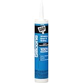 Dap 08646 9.8oz White 100% Silicone Sealant - 12ct. Case