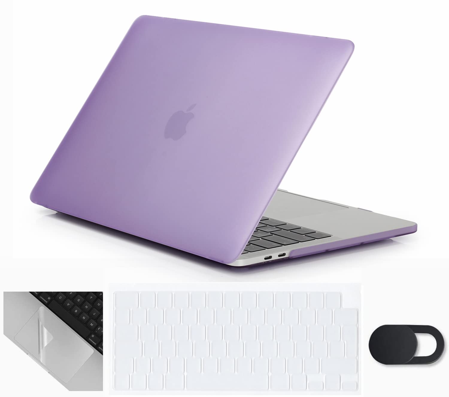 Se7enline Compatible with Best MacBook Pro Case 16 inch 2021 2022 2024 2023 M4 M3 M2 M1 A2485 A2779 A2991 A3403 Hard Shell Case & Keyboard skin & Touchpad Protector & Webcam Cover,Light Purple