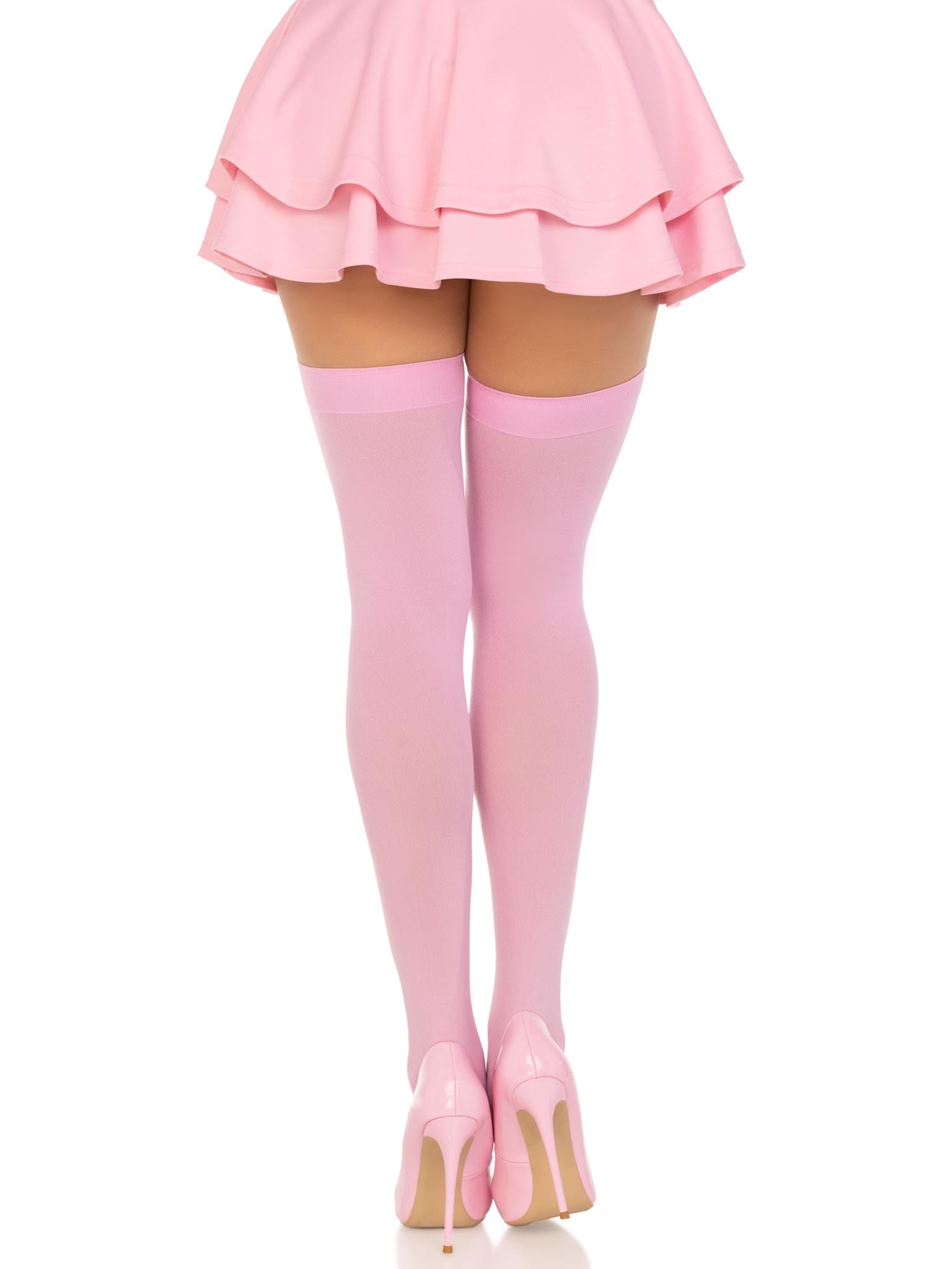 Leg Avenue Women's Solid Hue Thigh Highs