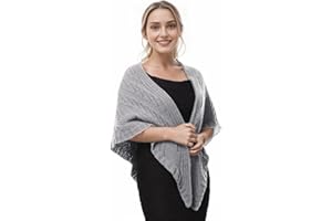 FAD-4U Women Winter Warm Scarf Medieval Vintage Knitted Cosy Wrap Shawl Warm Ladies Sweater Triangular Scarves Cape