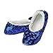 snoozies! Ballerina Bling Jewel Tone Metallic Shine Womens Cozy Slippers