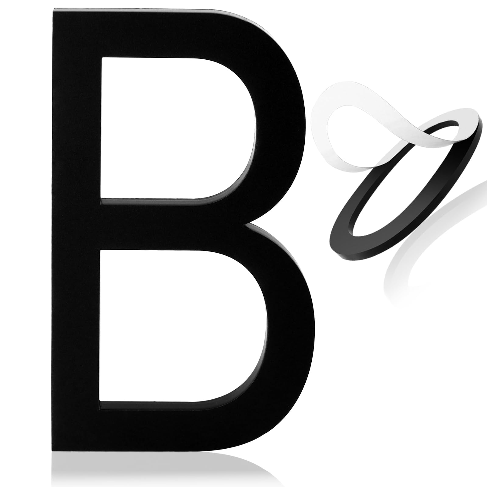Hadoife 5Inch Modern Black Acrylic House Numbers